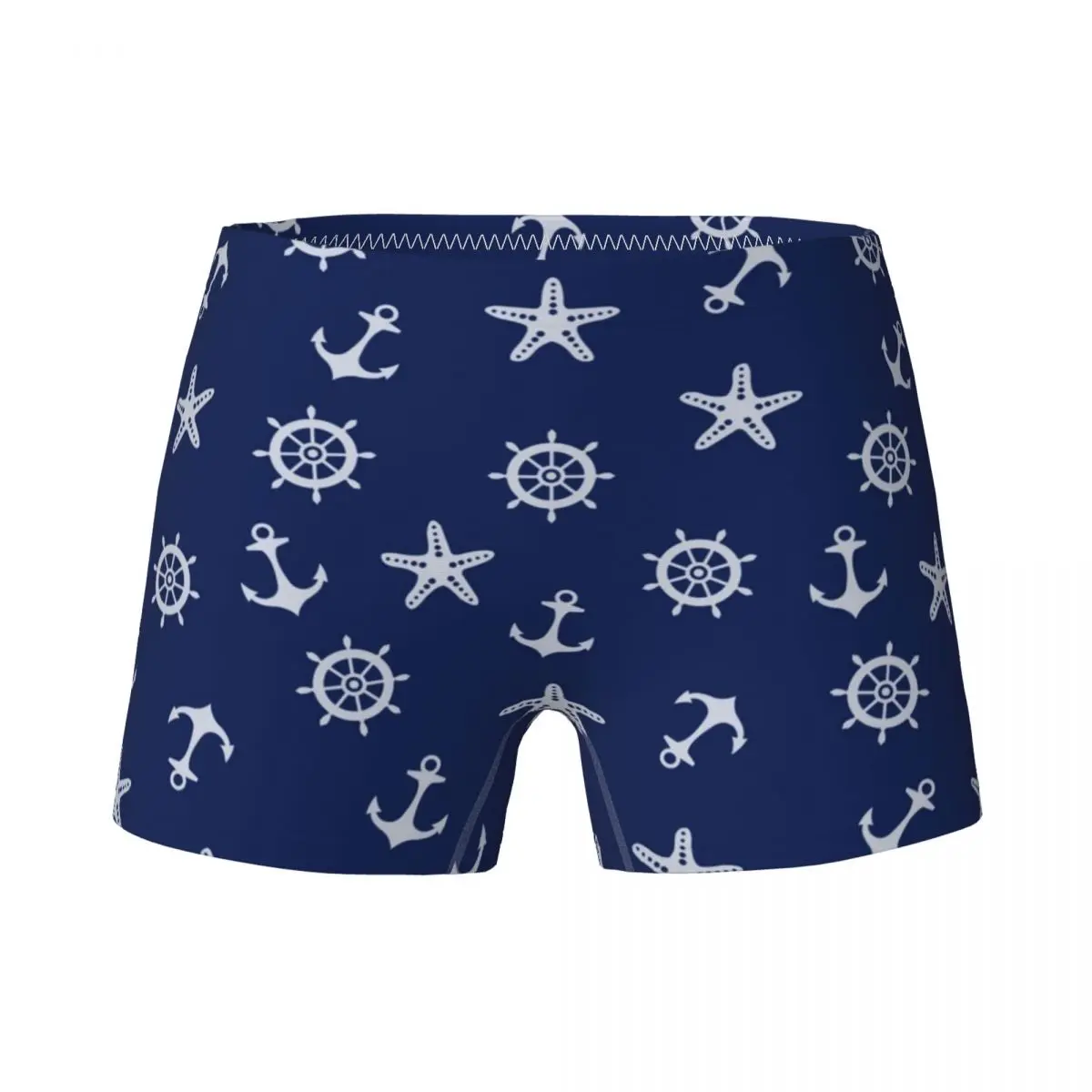 

Navy Blue Nautical Anchor Pattern Child Girls' Underwear Kids Cute Boxer Shorts Soft Cotton Teenage Panties Underpants For 4-15Y