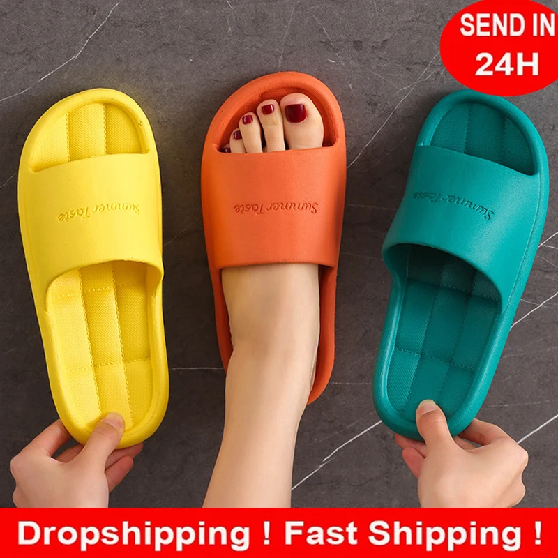 

Summer Bathroom Slipper Non Slip Eva Shower Slides Sandals For Women Men Embossed Summer Pool Flip Flop Indoor Home 2023 Shoe