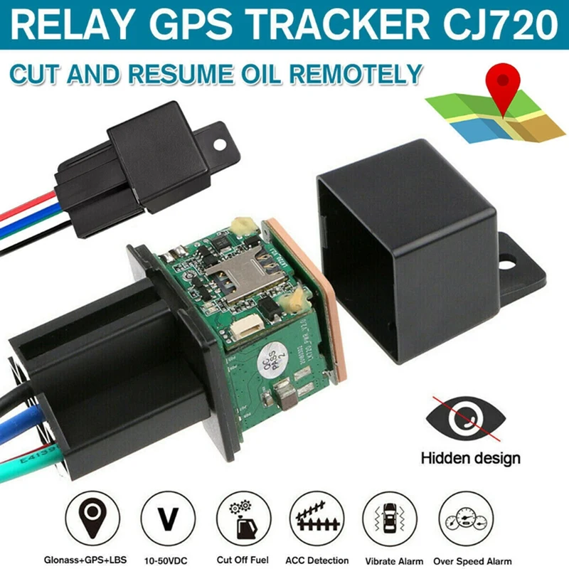 

GPS Car Tracker GPS Tracker Real Time Device Locator Remote Control Anti-Theft 10-40V