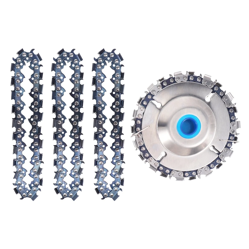 

Grinder Wood Carving Grinding Chain Disc 3 PCS Of Extra Circlets 7/8 Inch Arbor Wheel Grinding Shaping Circular Chainsaw Disk