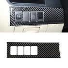 Для Toyota Highlander 2015 2016 2017 2018 автомобильный переключатель из углеродного волокна для фар Регулируемая панель рамка Защитная отделка
