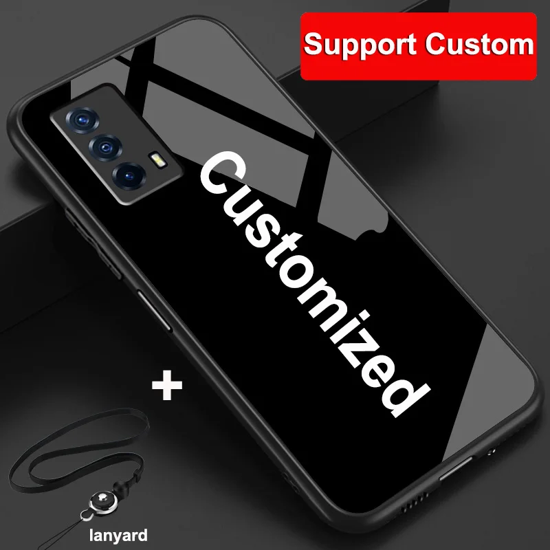 For Vivo iQOO Z5 Z5X Z3 Z1 Z1X Glass Phone Case To Map Custom For Vivo iQOO Z1 Z5 X iQOOZ1 iQOOZ5 Silicone Cover Custom-made Diy