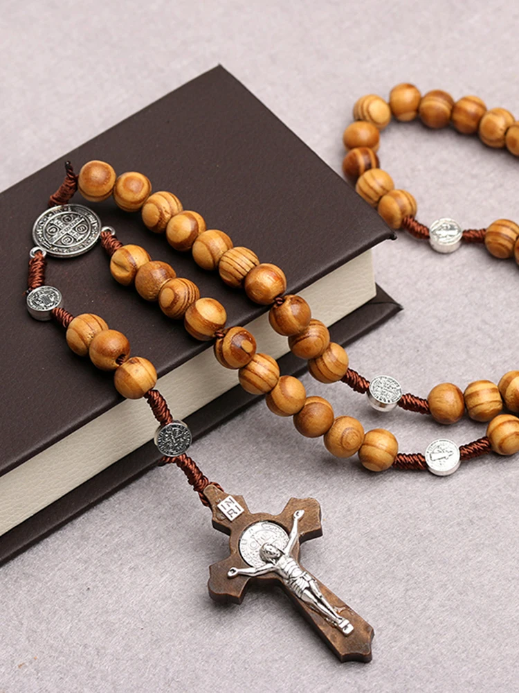 

Католическое ожерелье ручной работы, раннее ожерелье, украшения с Христом