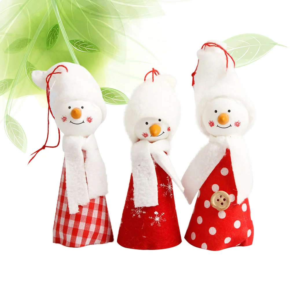 

3PCS Christmas Pendants Christmas Party Favors for Xmas Tree Fireplace Door