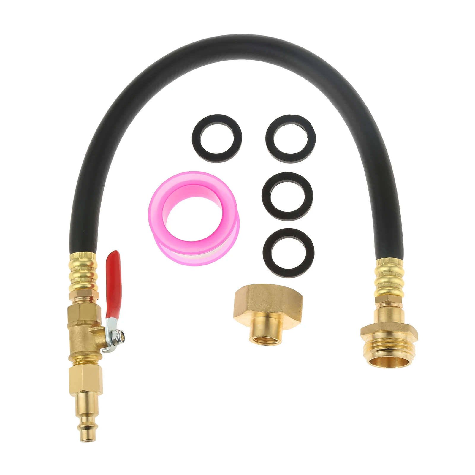 Quick-connect Plug With Valve,water Blow Out Fitting Adapter