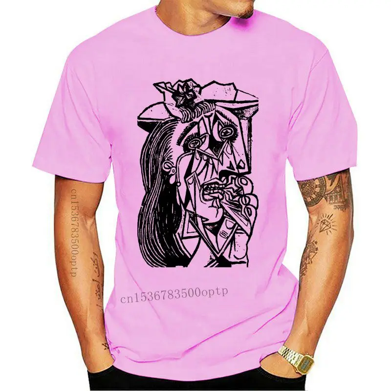 

Camiseta de Picasso бло для мужчин и женщин, одежда неформальная корта манга S, M, L, XL, XXXL, Pop