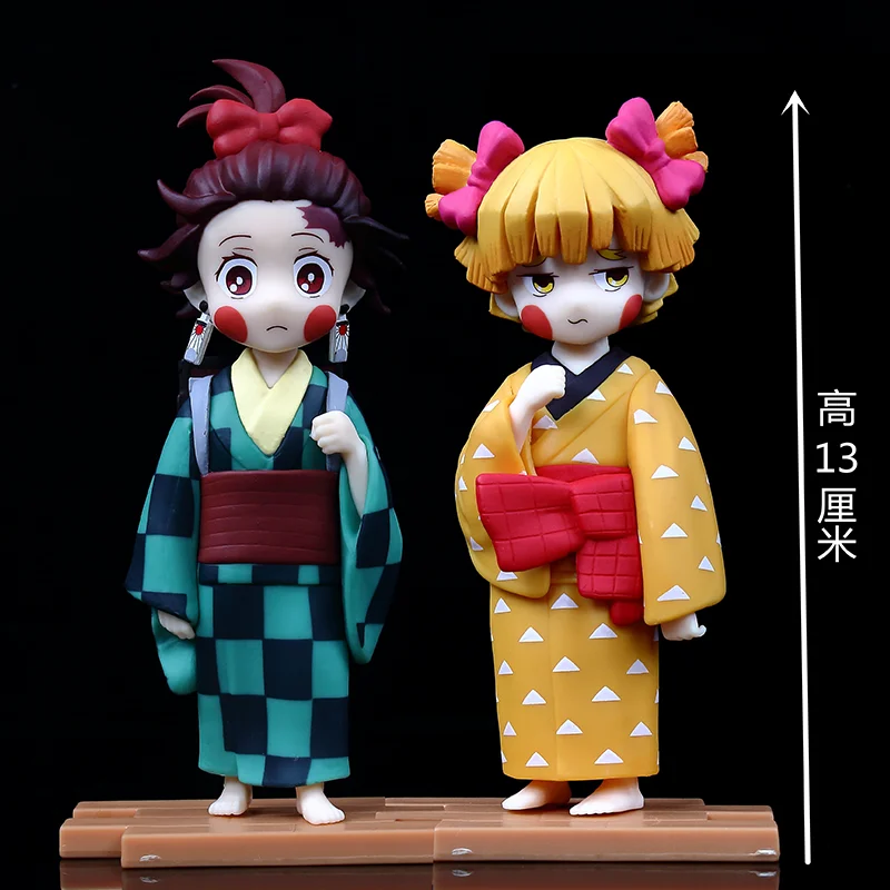 

Anime Premium Chokonose Figure Demon Slayer Anime Figure Kamado Tanjirou/Agatsuma Zenitsu Action Figure Kimetsu no Yaiba
