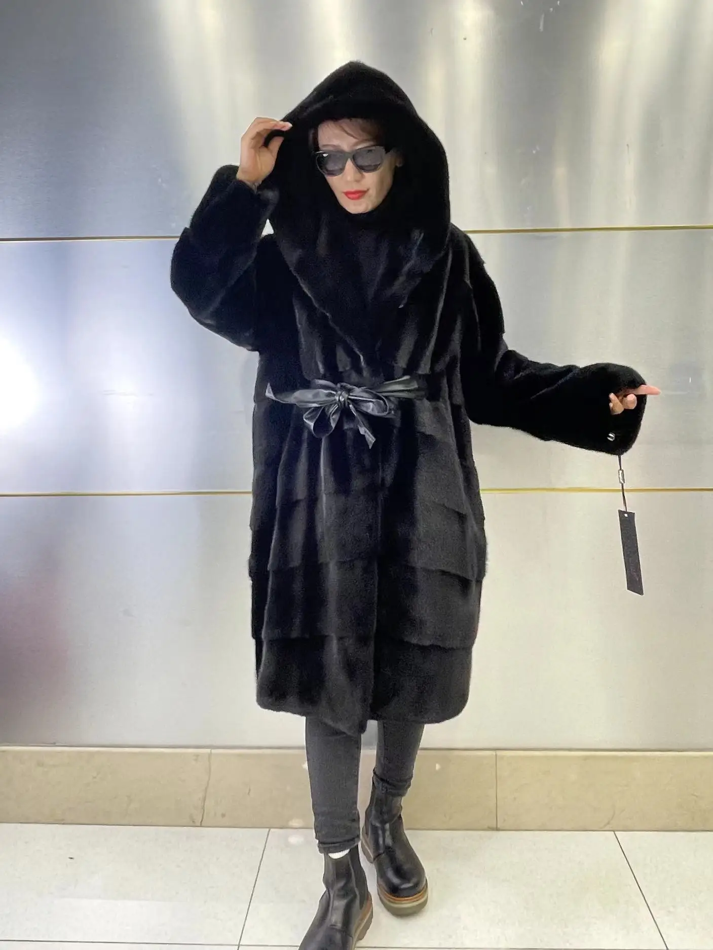 

OMEGERAL 2023 зимнее натуральное Норковое меховое Женское пальто из натурального меха норки роскошное высококачественное теплое зимнее модное меховое пальто