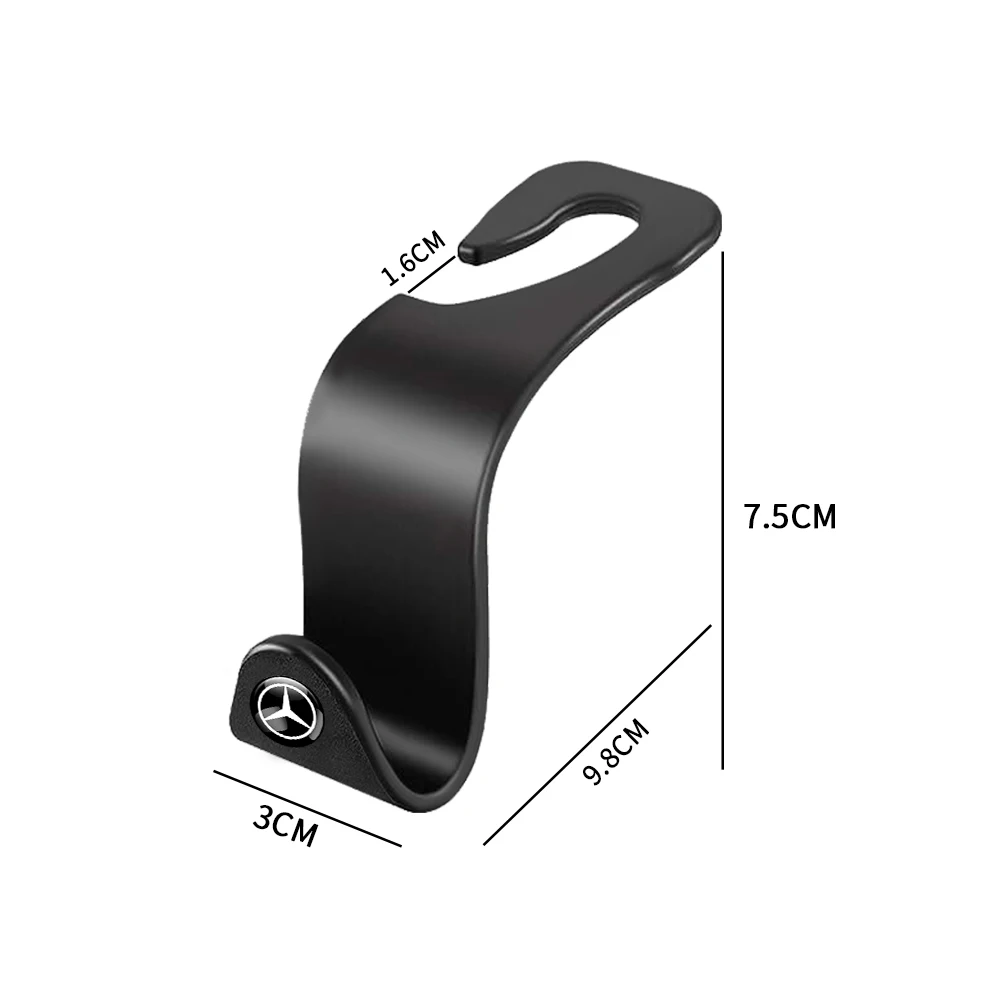 2/4 шт. крючки для подголовника автомобиля вешалка сумок органайзер на спинку