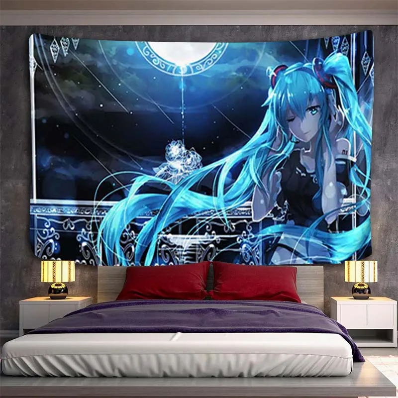 

Wallpaper Tapestry Wall Hanging Decoration Home Decor Tapestries Headboards Room Kawaii Aesthetic Bedroom Decorative Accessories