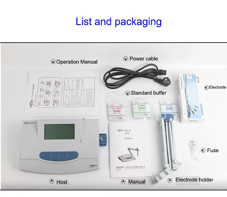 

DDS-11A With temperature compensation Desktop digital conductivity meter