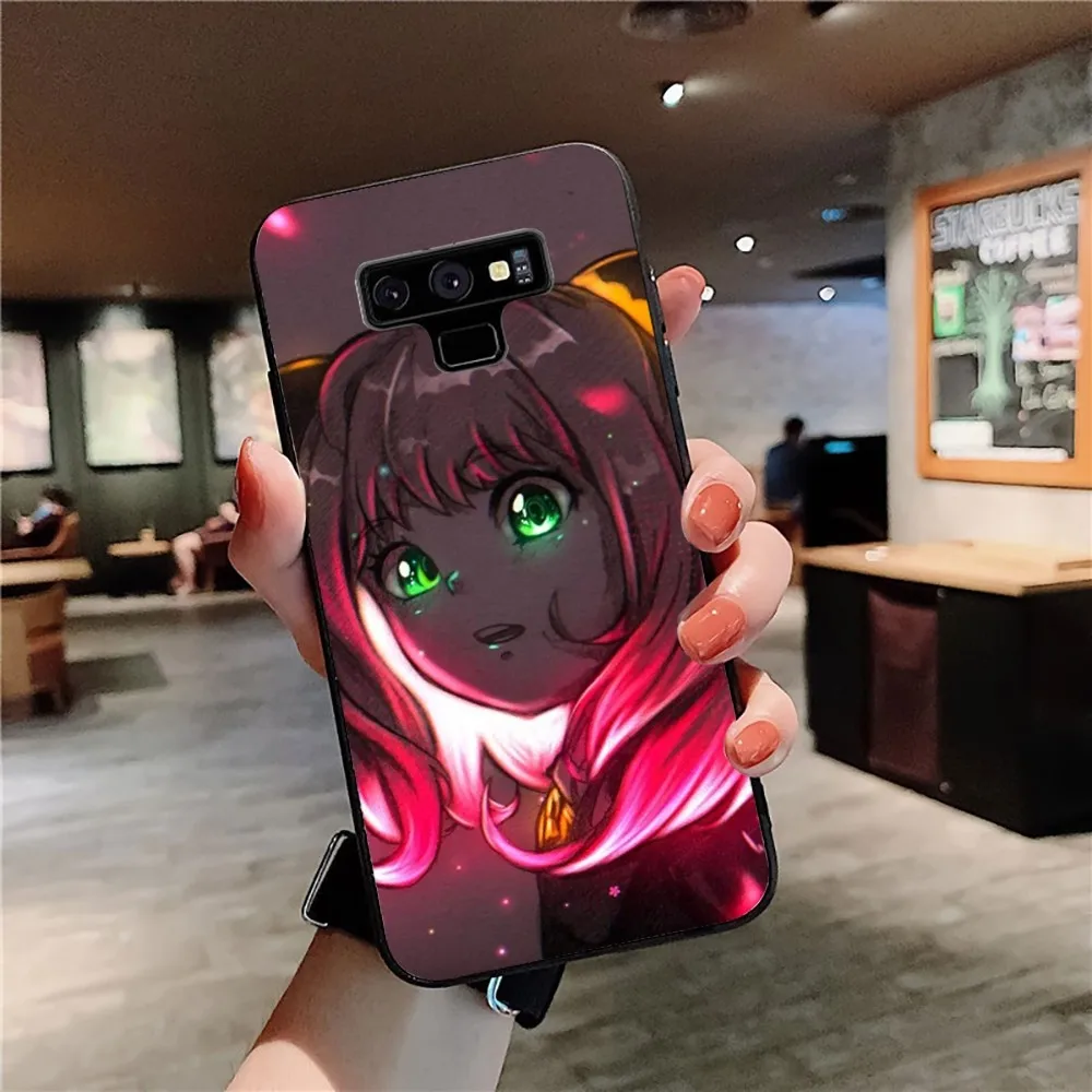 SPY FAMILY Anya Cute Phone Case For Samsung Note 8 9 10 20 Pro Plus Lite M 11 30 21 31 51 A 22 42 02 03