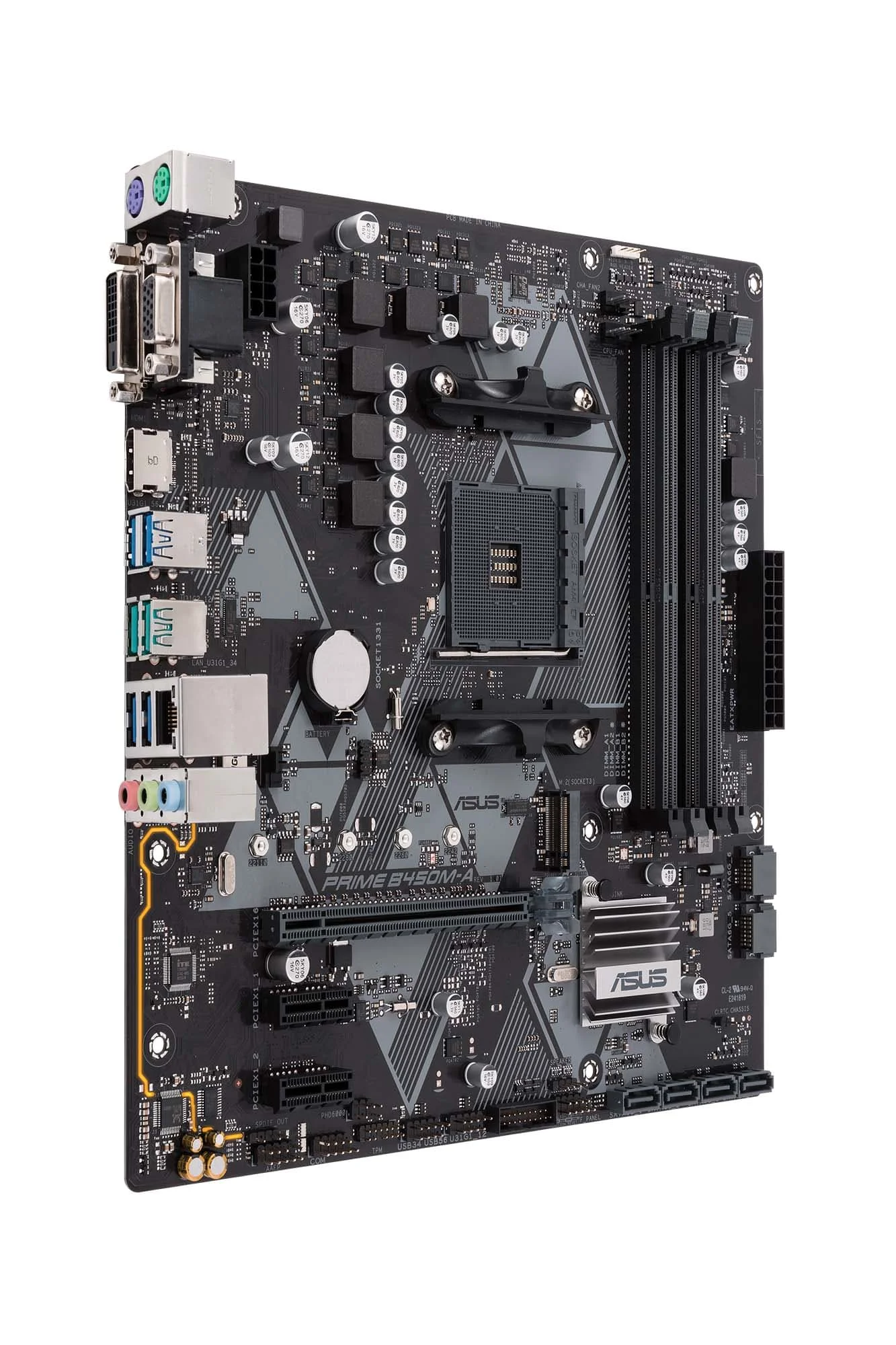 Материнская плата ASUS Socket AM4 PRIME B450M-A DDR4 для процессоров Ryzen 5 3600 ГБ AMD B450 PCI-E 128 1xM.2 1