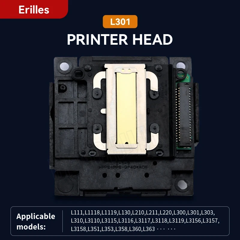 Печатающая головка для принтера Epson L3110 L3115 L303 L310 L350 L355 L360 L382 L400 L550 L555 L556 L405 L455 L3150