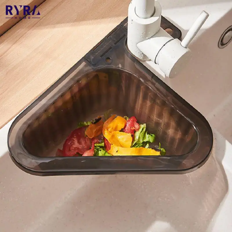 

Kitchen Transparent Sink Drain Basket Household Leftover Soup Garbage Drain Rack Adjustable Dry And Wet Separation Filter