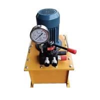 double action 800bar portable oil electric hydraulic power pump