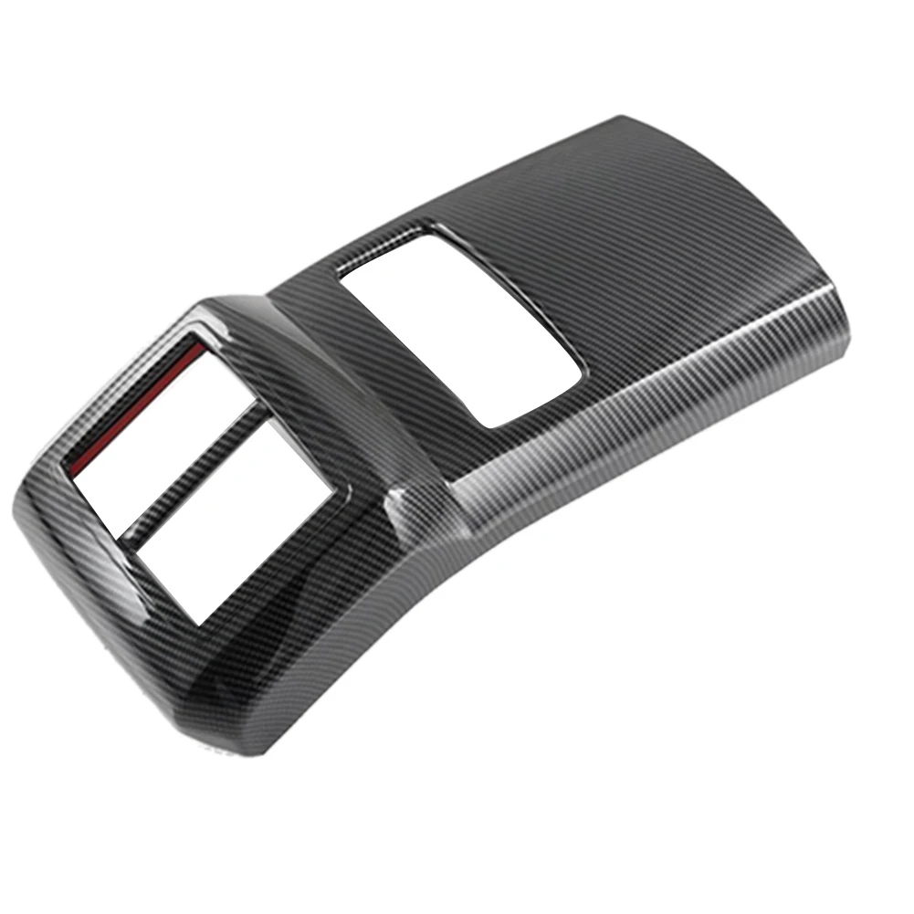 

Carbon Fiber Armrest Box Rear Air Vent Frame Cover Sticker Trim for Kia Sportage NQ5 2021 2022