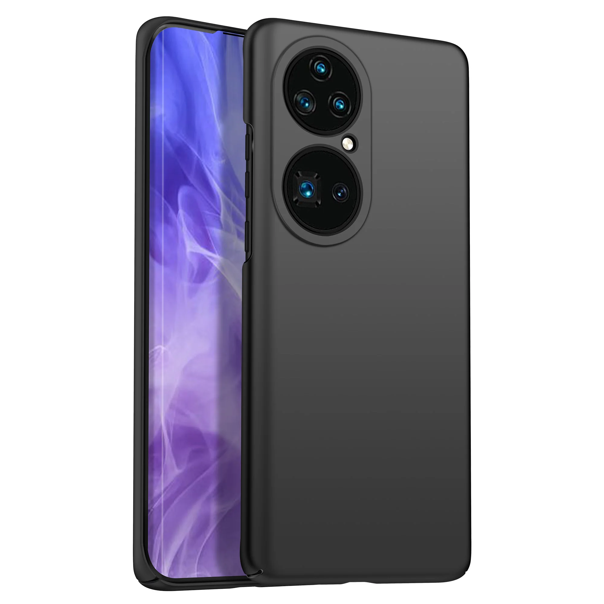 

For Hua Wei P50 Pro SLim Colorful Rubber Frosted Matte Plastic Hard Cover Case For Hua Wei P50 Pro