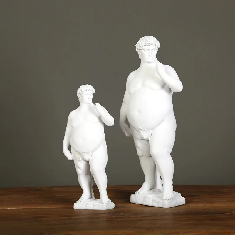 Креативная портретная скульптура Дэвида из смолы художественный декор для