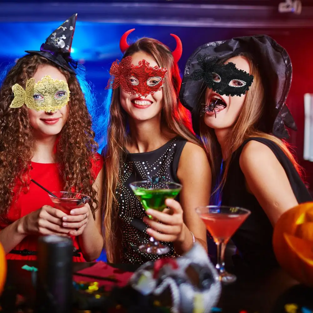 Маскарадная подушка для лица в стиле ретро венецианская Mardi Gras женская половины