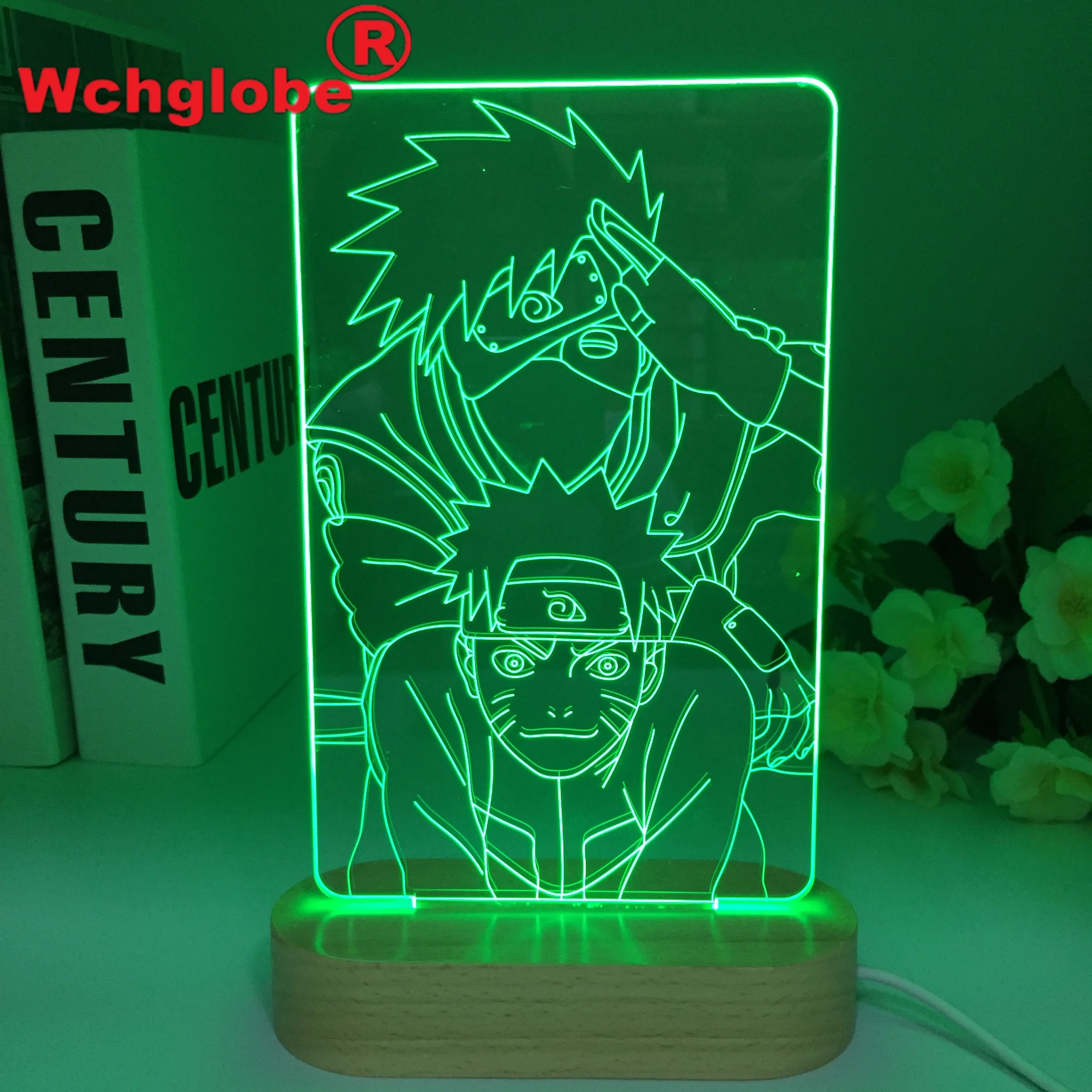 

Anime Led Night Light My Hero Academia Izuku for Bedroom Decor Birthday Gift Manga Wooden Remote Control Home 3d Light