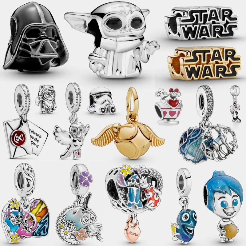 

925 silver beads suitable for original Pandora bracelet DIY jewelry