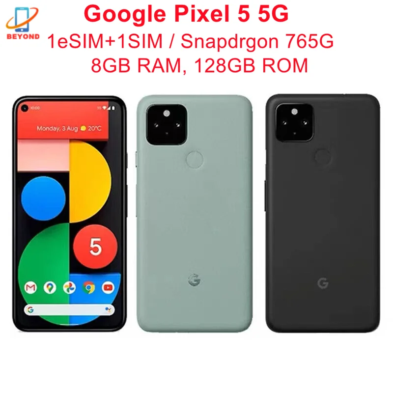 Google Pixel5 Pixel 5 5G RAM 8 ГБ ПЗУ 128 ГБ 6,0 