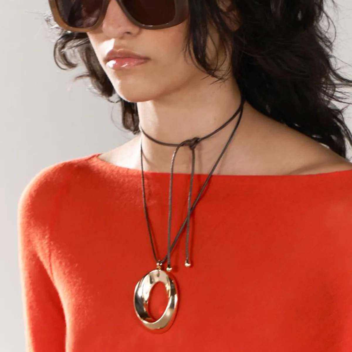 Винтажные металлические круглые серьги с вырезом ZA милые и крутые регулируемые