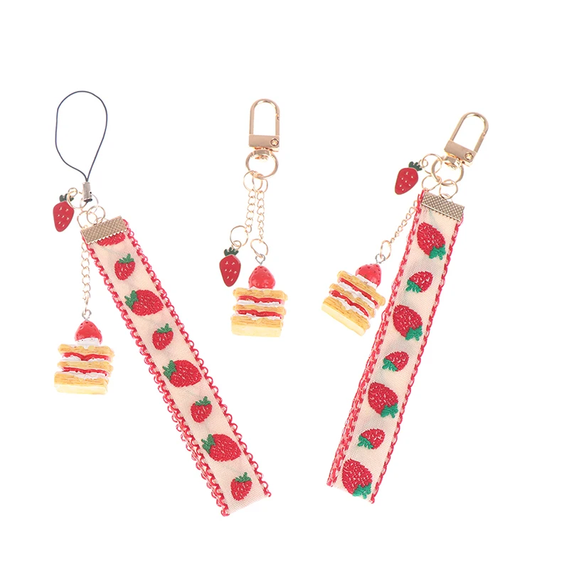 

Strap Lanyards For IPhone Samsung Keys Mobile Phone Strap Hang Rope Phone Charm Popular Cute Japanese Decor Gift