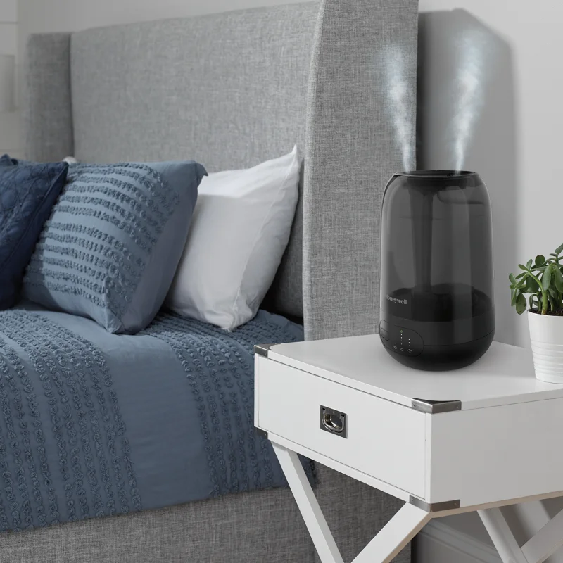 For Large Rooms, Hul565b, Black Humidifier Diffuser Air Humidifier