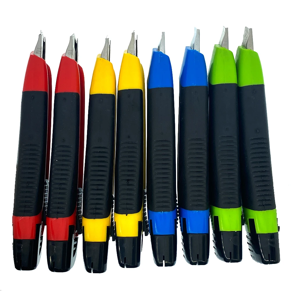 4 шт. универсальный нож резак для коробок выдвижной защелкивающийся с широким