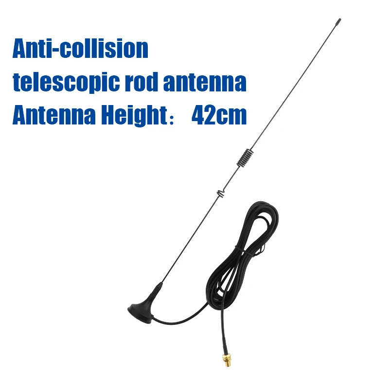 LSENG Vehicle Antenna SMA-Female Magnetic High Frequency Vehicle Antenna for  Kenwood Baofeng UV-5R Two-way Radio Communicator