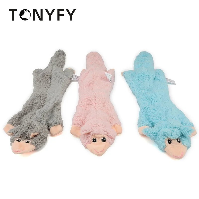 

Pet Toy Sheep Leather Shell Squeaky Sound Puppy Cats Fun Game Interative Chew Toys Soft Plush Dogs Bite Toys Pet Supplies