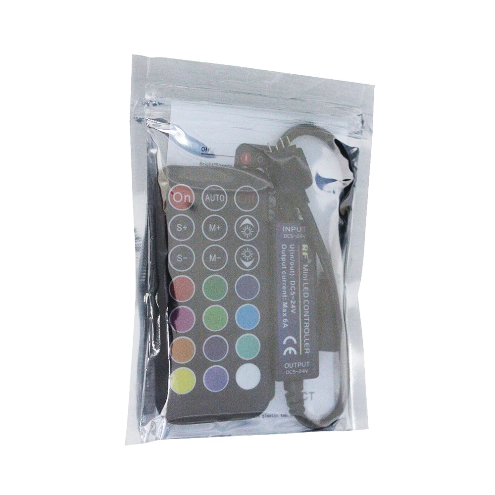 RF Mini LED Control ler 6A DC5-24V 21 клавиша беспроводной пульт дистанционного управления RGB