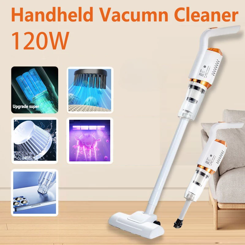 

Vacuum Cleaner 85000pa Handheld Wireless Vacuum Cleaner Household CarPortable Dual Purpose Mop Vacuum Cleaner Sweeper