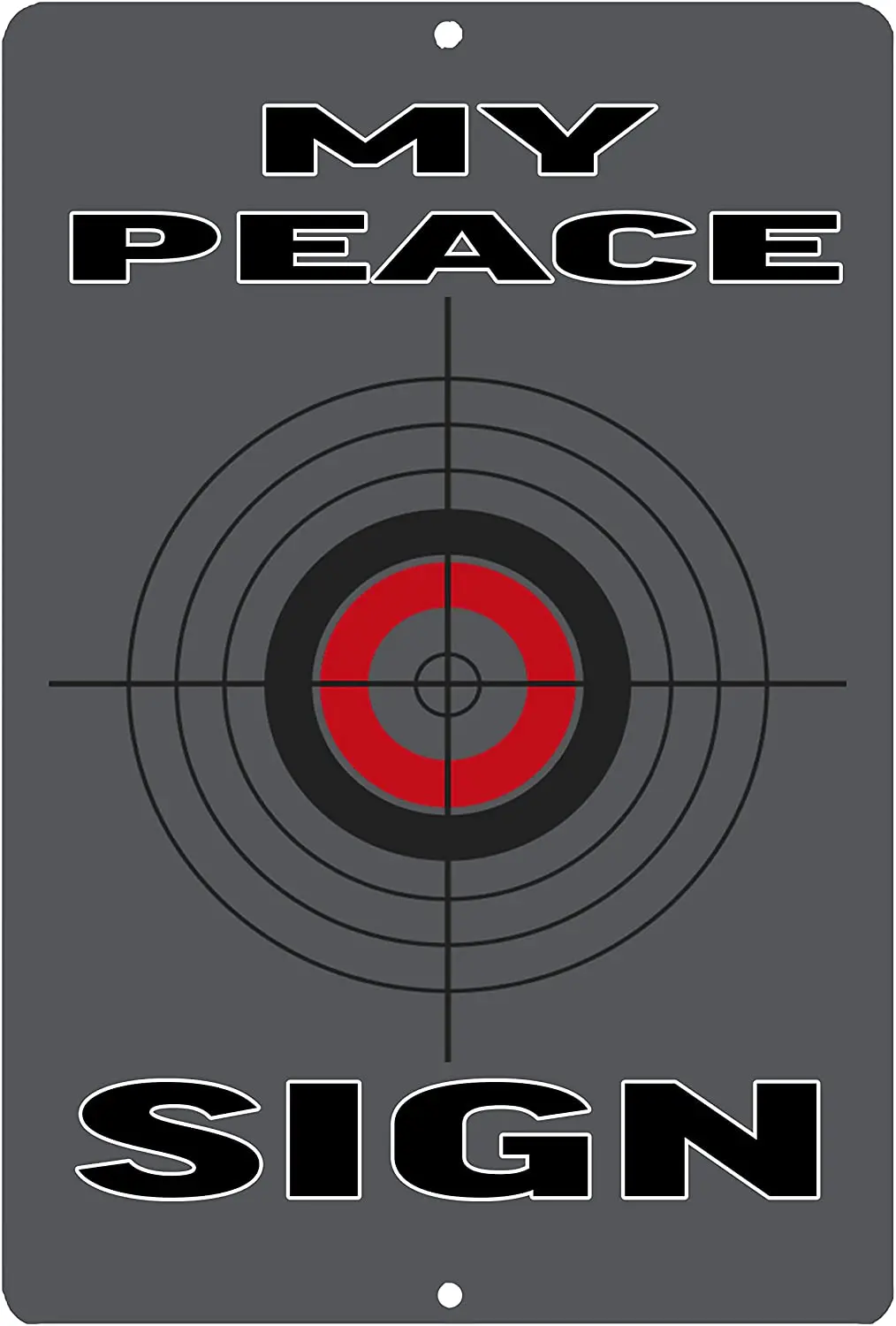 

Забавный Профессиональный 2-й металлический жестяной знак, Настенный декор, мужская пещера, стержневой пистолет, знак мира, мишень