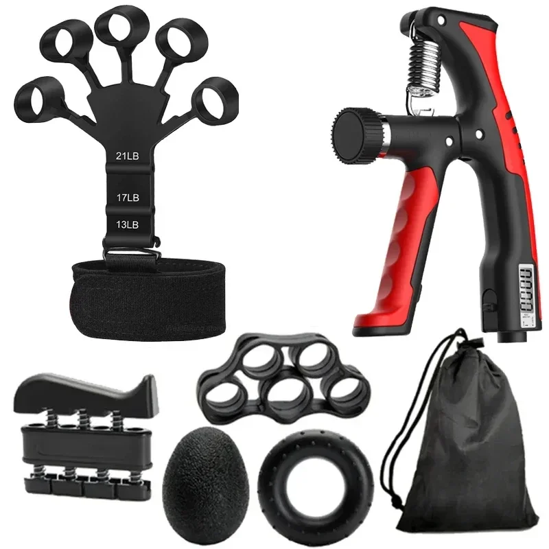 R-образная пружинная рукоятка 10-100 кг для тела мышц пальцев реабилитация