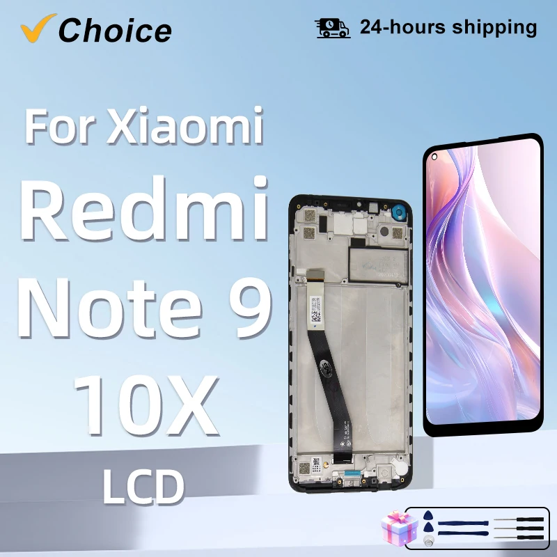 Lyncense 6 53-дюймовый дисплей для Xiaomi Redmi Note 9 M2003J15SC емкостный сенсорный экран