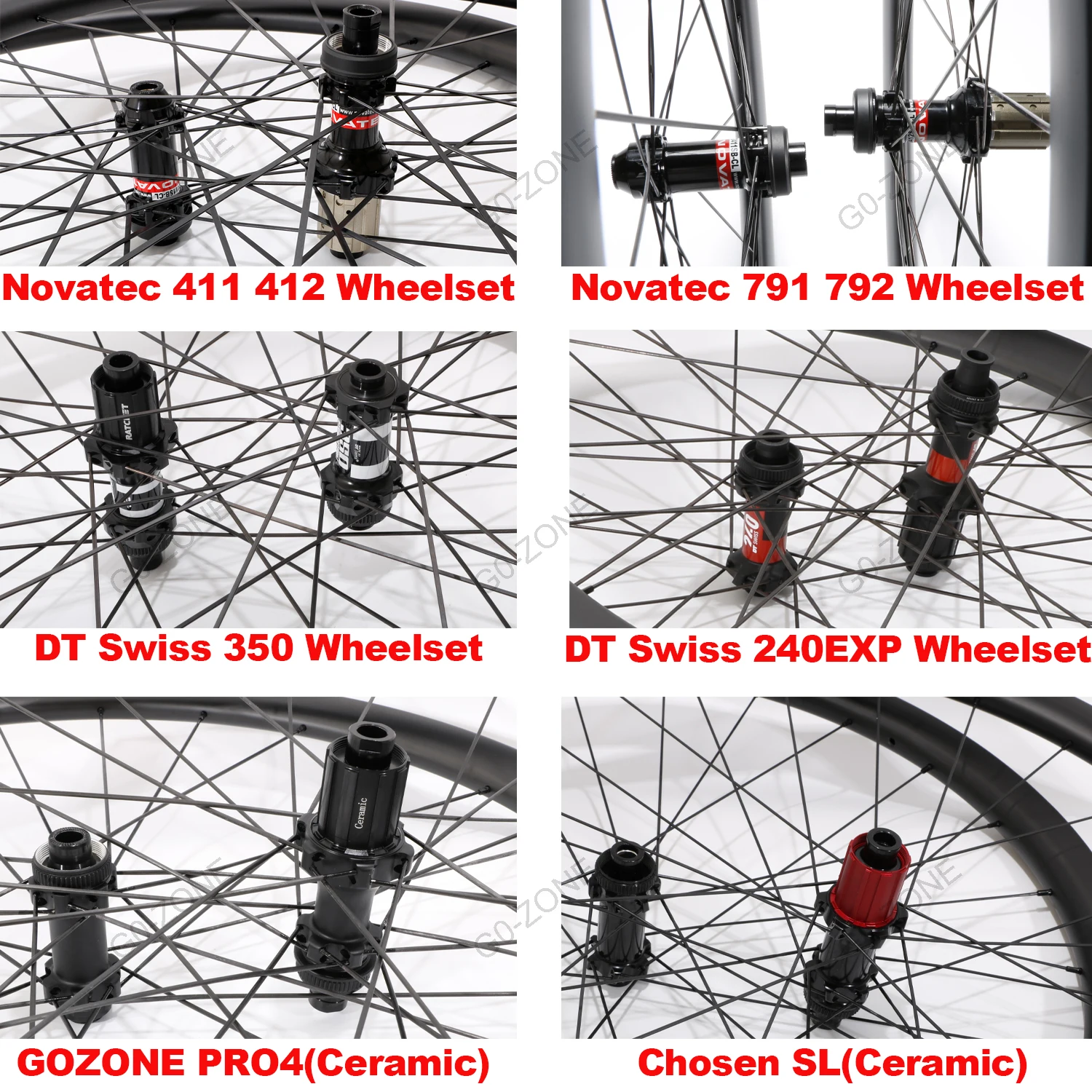 UCI Колесный комплект Carbon 700c с тормозным диском, обода с клинчером и безкамерными покрышками шириной 25 мм Novatec / DT Chosen Road Wheels on.
