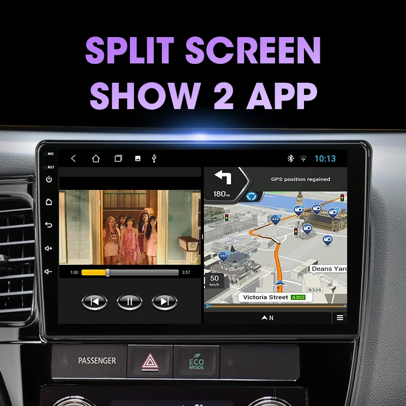 vtopek 10 1 4g carplay 2din android 11 car radio multimidia video player navigation gps for mitsubishi outlander 3 2012 2018 free global shipping