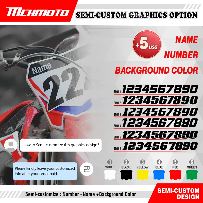 Фото Наклейки MCHMFG DECAL STICKER, графические фоновые комплекты для KTM Freeride 2012 2013 2014 2015 2016 2017 2018 2019 2020 №5