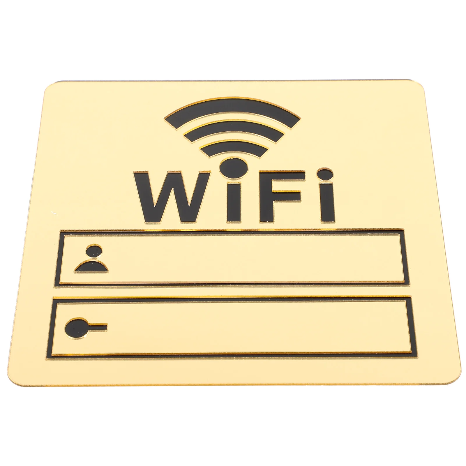 

Sign Wifi Signage Coverage Acrylic The Office Decor Hotel Wireless Network Reminder