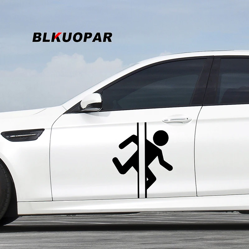 

BLKUOPAR Portal SPLIT Aperture Science Car Sticker Personality Anime Vinyl Decal Occlusion Scratch Windows Graphics Car Lable