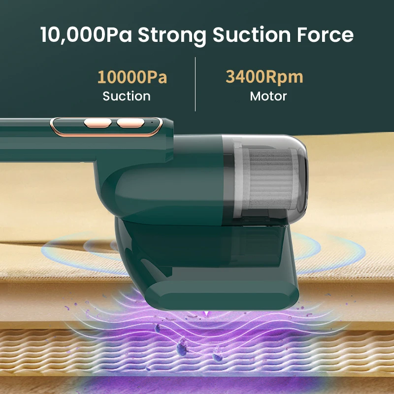 

Портативный пылесос для удаления клещей, 350 Вт, 10 кПа