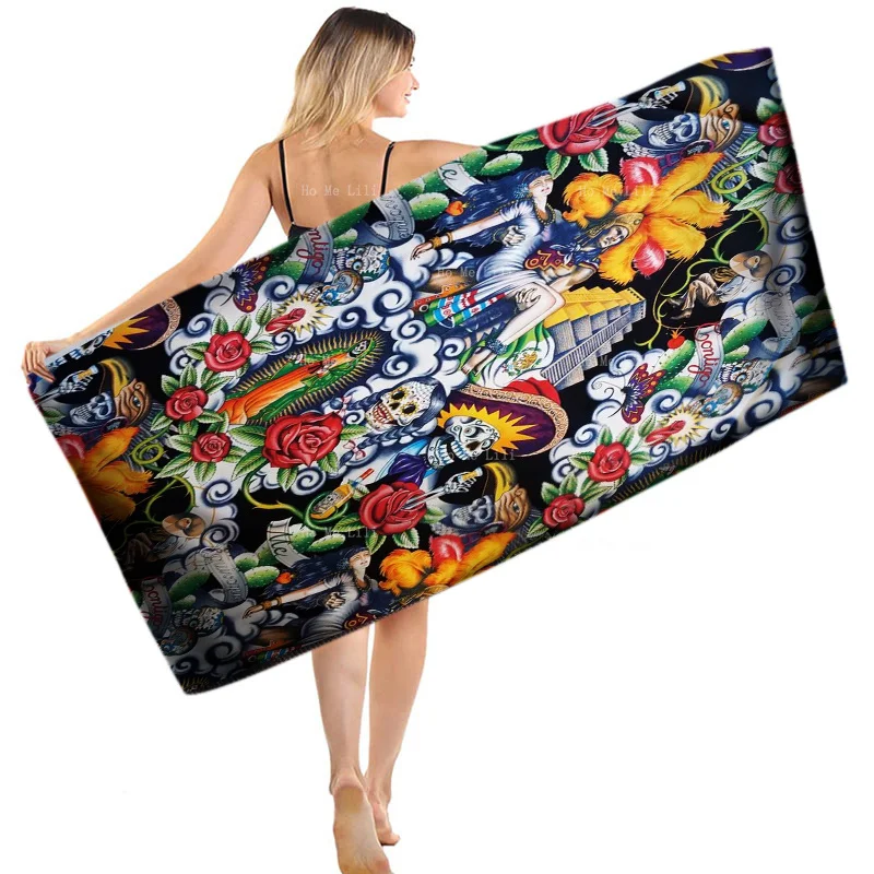 

Great Mexican Day Of The Dead Mayan Pyramid Design Quick Drying Towel By Ho Me Lili Fit For Yoga