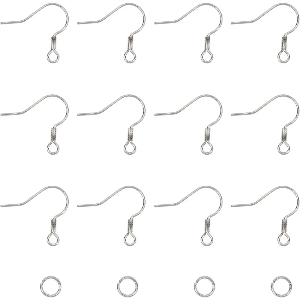 300 шт. крючки для сережек с колец скакания наборы изготовления из гипоаллергенной