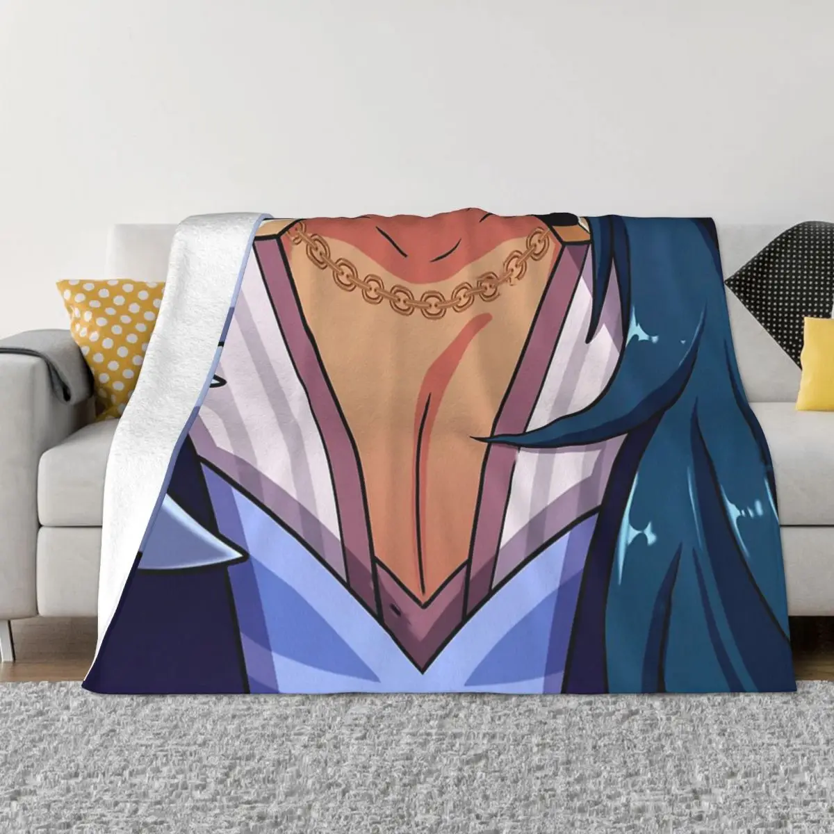 

Kaeya Chest Genshin Impact Anime Fleece Throw Blankets Blankets for Bedding Car Warm Bedspread
