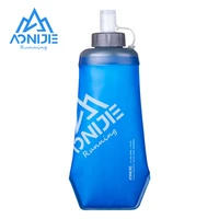 aonijie 420ml 500ml soft flask folding outdoor sports hydration bladder heat kettle water bottle for running hiking cycling