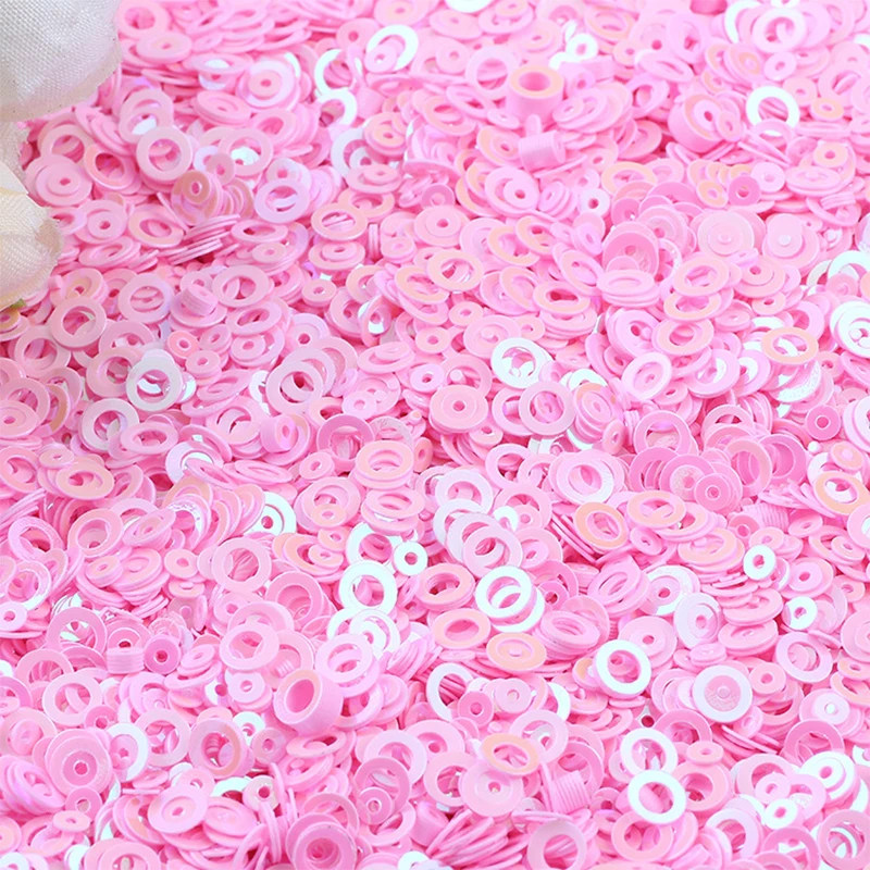 

500g/Bag 5mm Sequins PVC Flat Star Loose Sequin Paillettes Sewing Craft DIY Scrapbooking Ring Nail Art Colorful Sequins