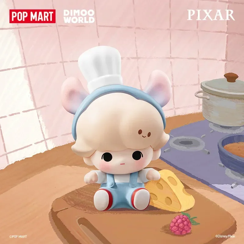 Фото POP MART POP BEAN DIMOO WORLD PIXAR: Серия мини-кукол - Загадочная коллекционная фигурка-сюрприз, милые коллекционные фигурки, модели игрушек №2